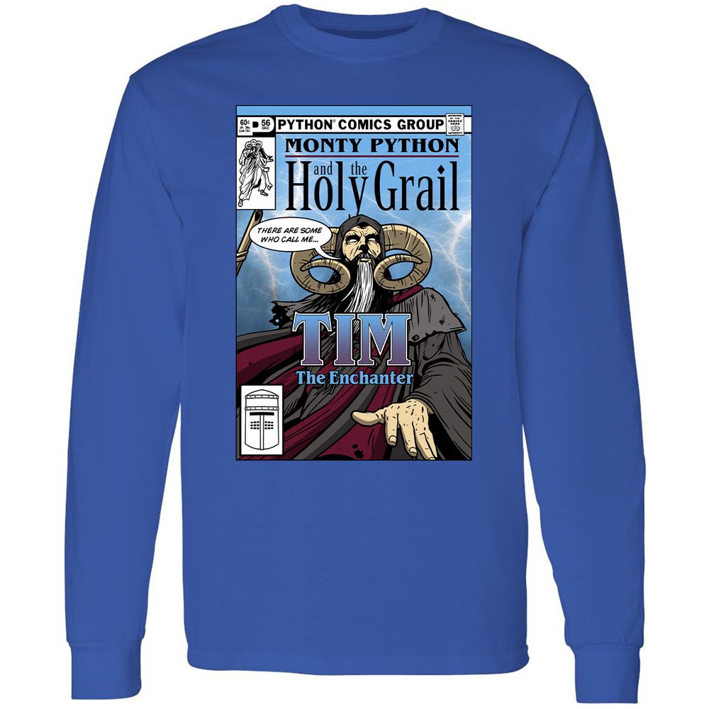 Long Sleeve T-Shirt - S4ZWVMFH - Royal - 8