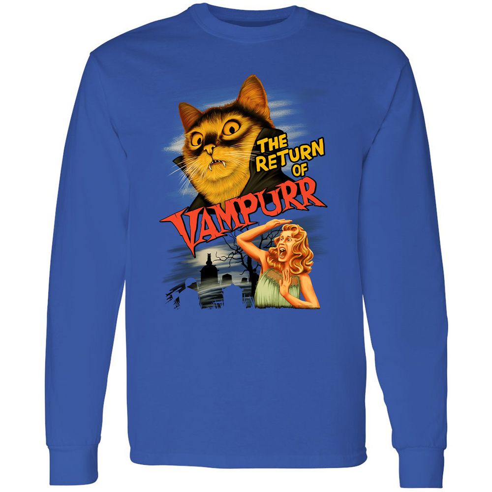 Long Sleeve T-Shirt - HH9MF6AG - Royal - 8