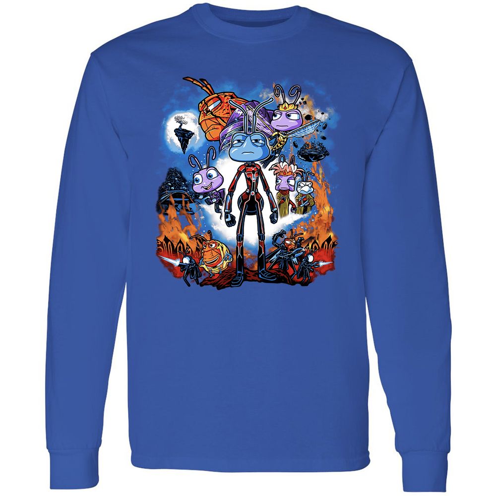 Long Sleeve T-Shirt - VQLBHVP4 - Royal - 8