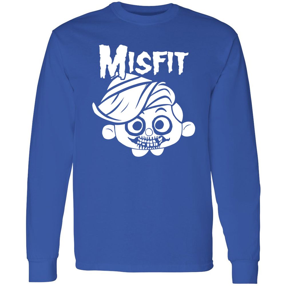 Long Sleeve T-Shirt - CKY2H4NH - Royal - 8