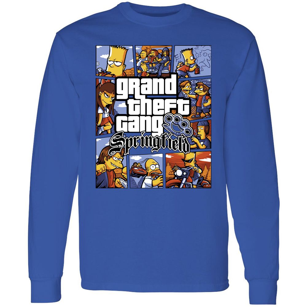 Long Sleeve T-Shirt - CAPK1WB9 - Royal - 8