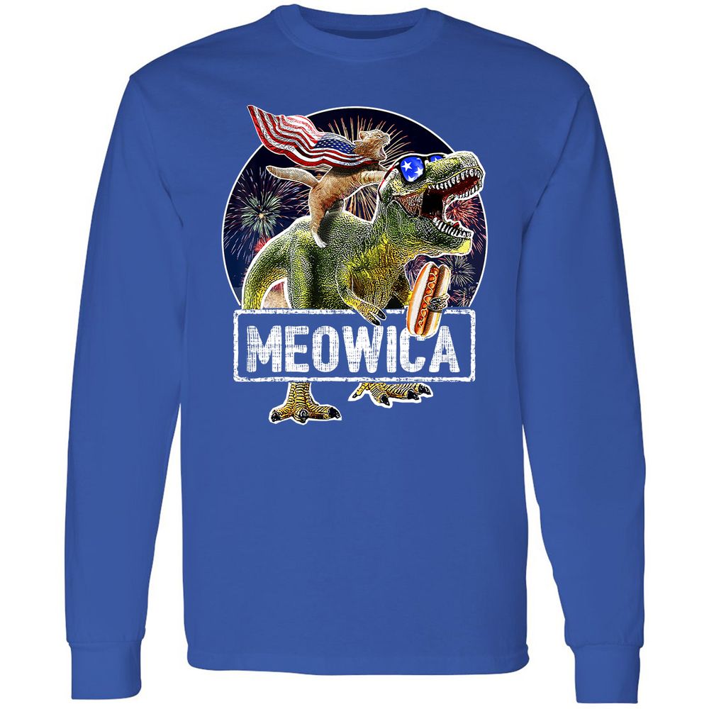 Long Sleeve T-Shirt - J3CCF7CW - Royal - 8