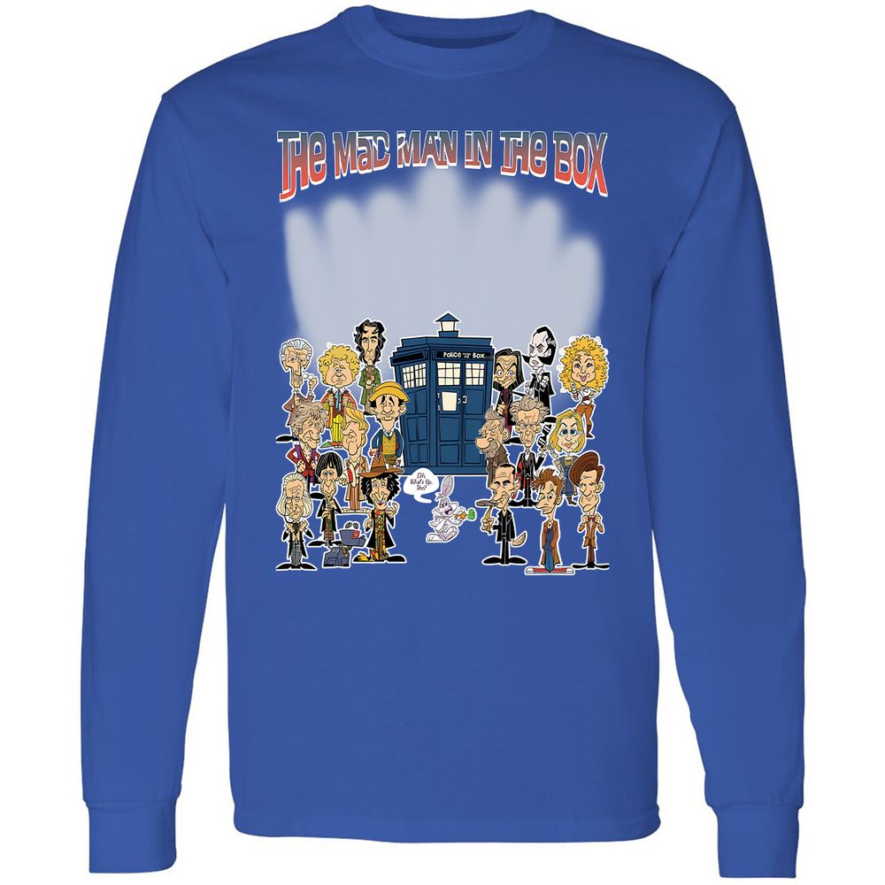 Long Sleeve T-Shirt - KCG77V7U - Royal - 8