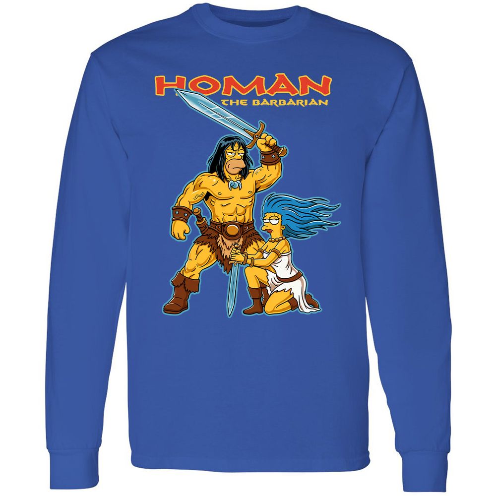Long Sleeve T-Shirt - 82QGFG4K - Royal - 8