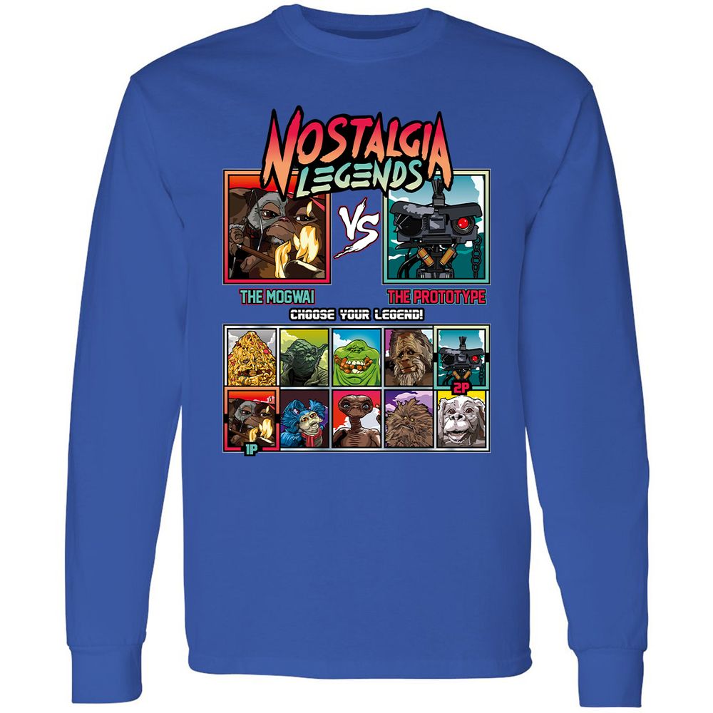 Long Sleeve T-Shirt - HZUFXN95 - Royal - 8