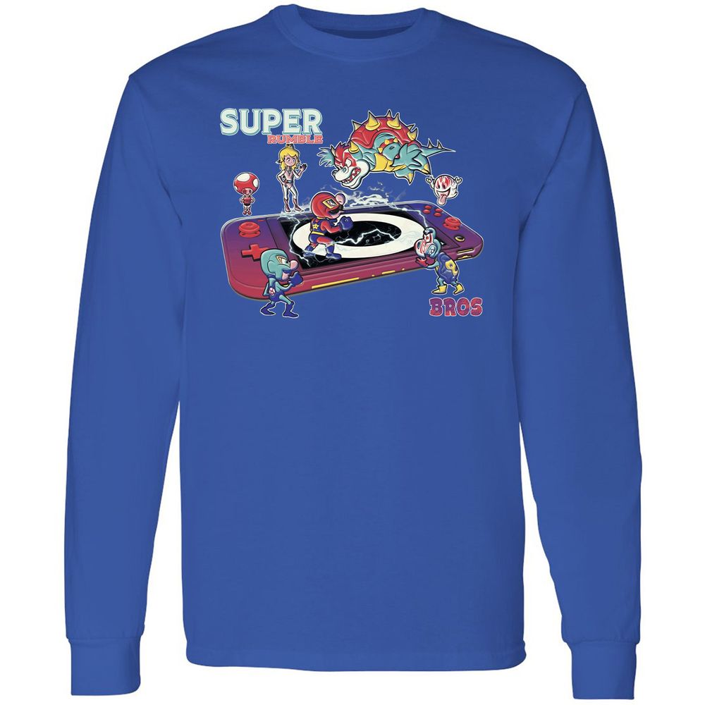 Long Sleeve T-Shirt - R5VEBKKZ - Royal - 8