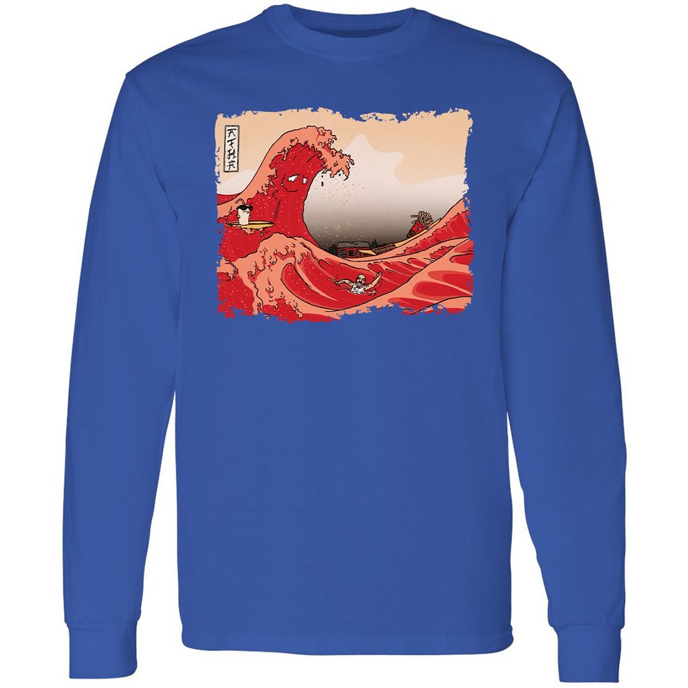 Long Sleeve T-Shirt - SDQTG7Y5 - Royal - 8