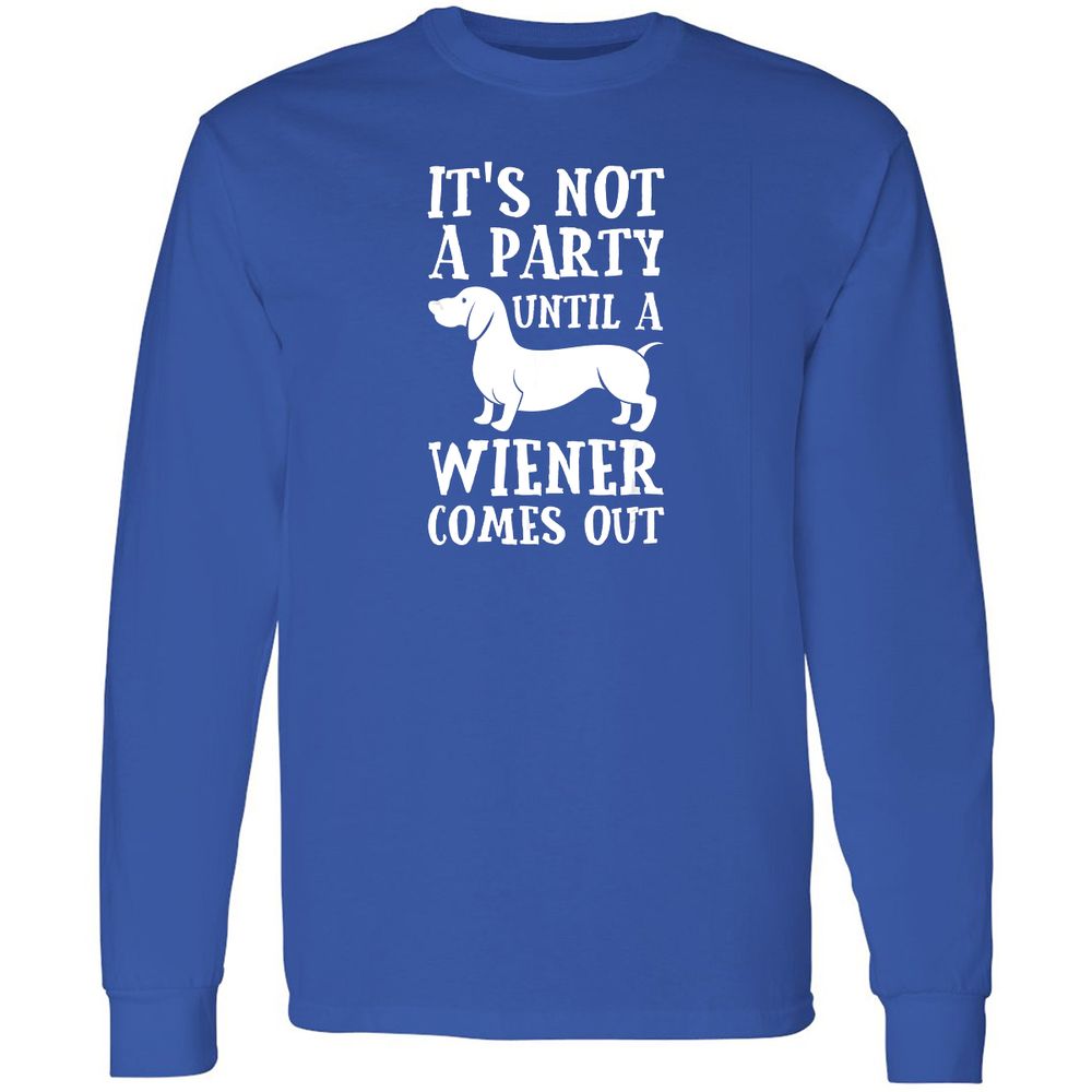 Long Sleeve T-Shirt - W2PHJK3X - Royal - 8