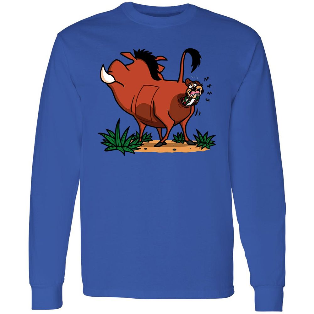 Long Sleeve T-Shirt - 9EVE3PF1 - Royal - 8