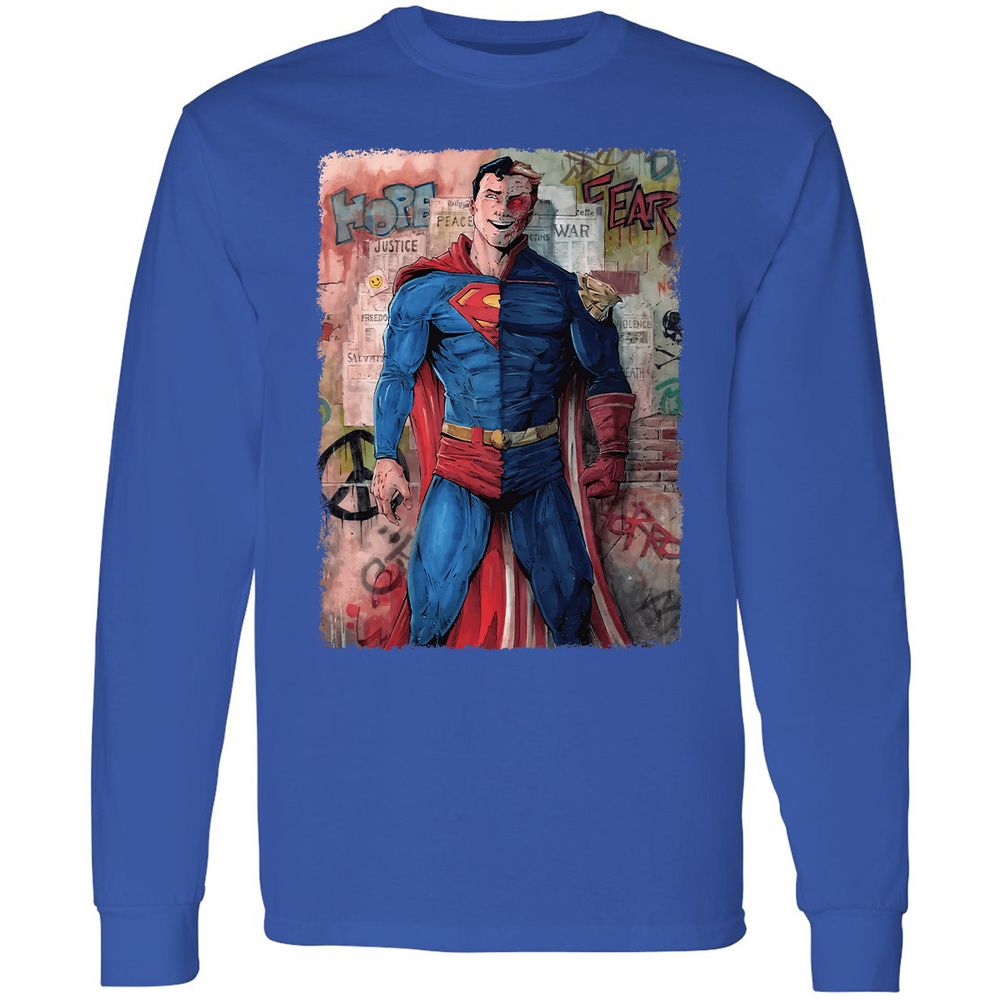 Long Sleeve T-Shirt - N3K6SKZH - Royal - 8