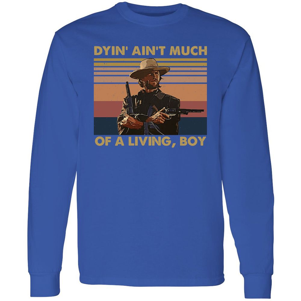 Long Sleeve T-Shirt - ZPZEGYJU - Royal - 8