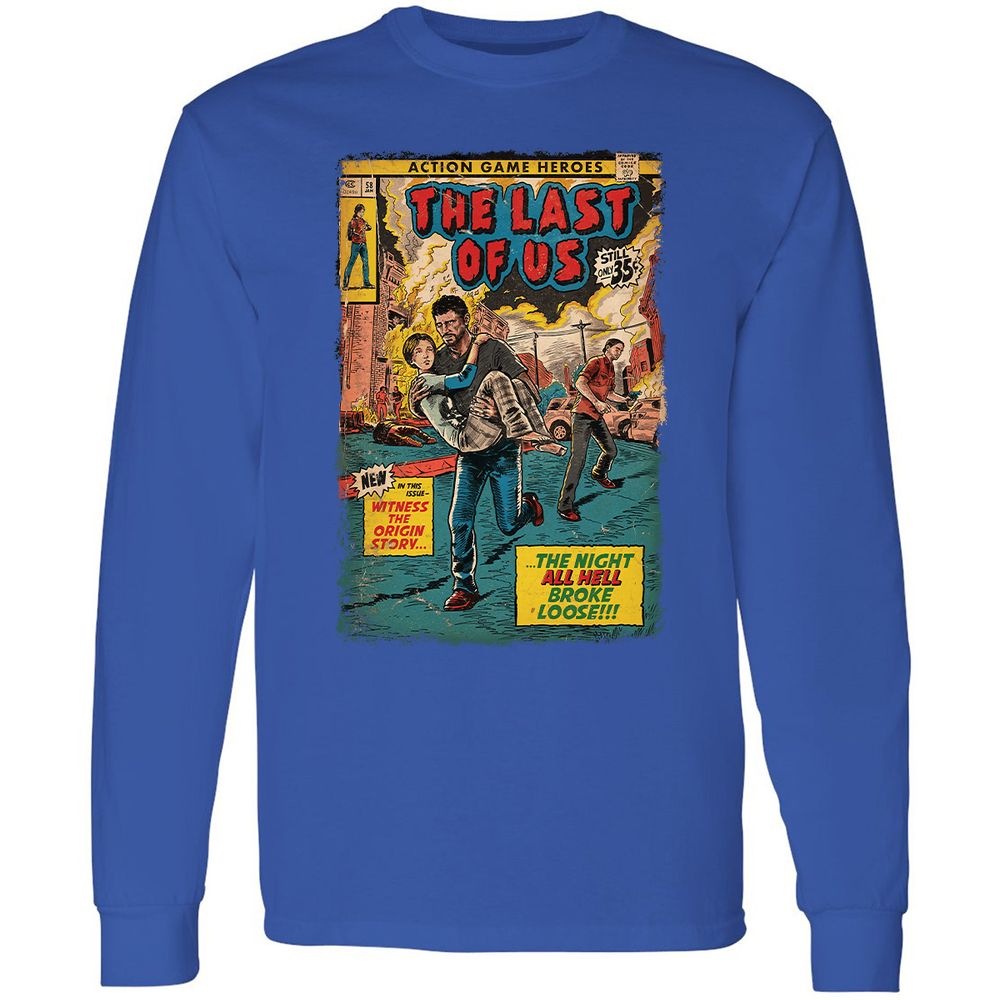 Long Sleeve T-Shirt - GR8HG68S - Royal - 8