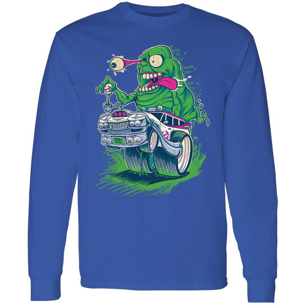 Long Sleeve T-Shirt - A2SYK1FV - Royal - 8