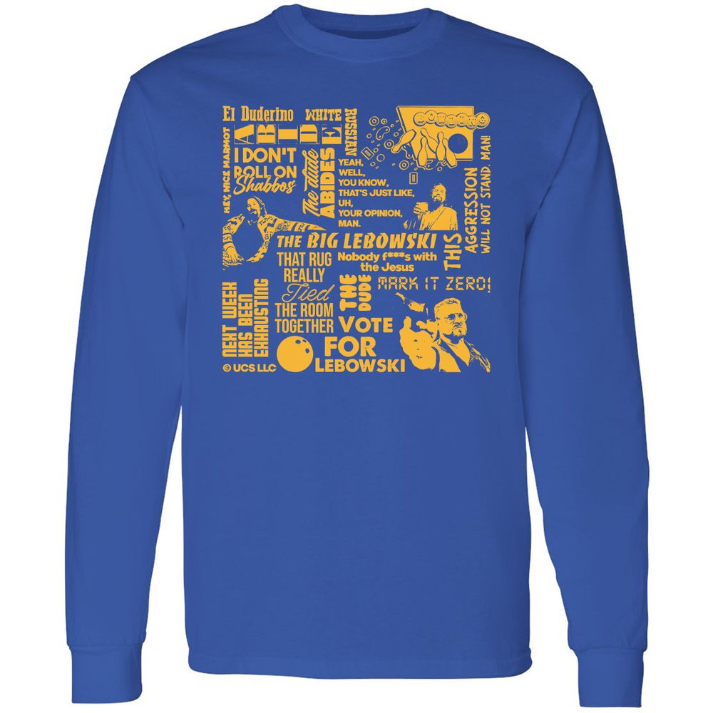 Long Sleeve T-Shirt - 6GHWHDTZ - Royal - 8