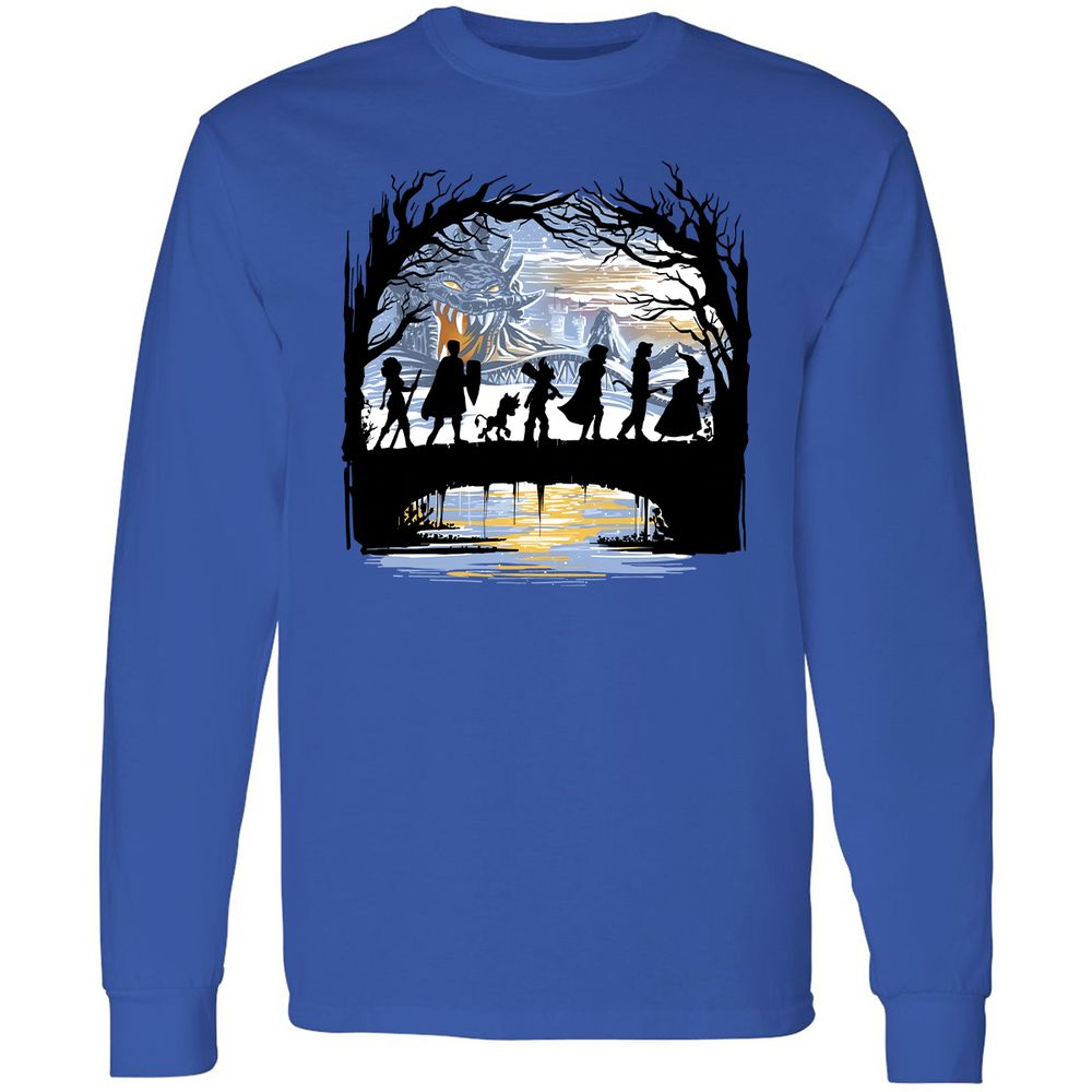 Long Sleeve T-Shirt - 6CL3C7PP - Royal - 8