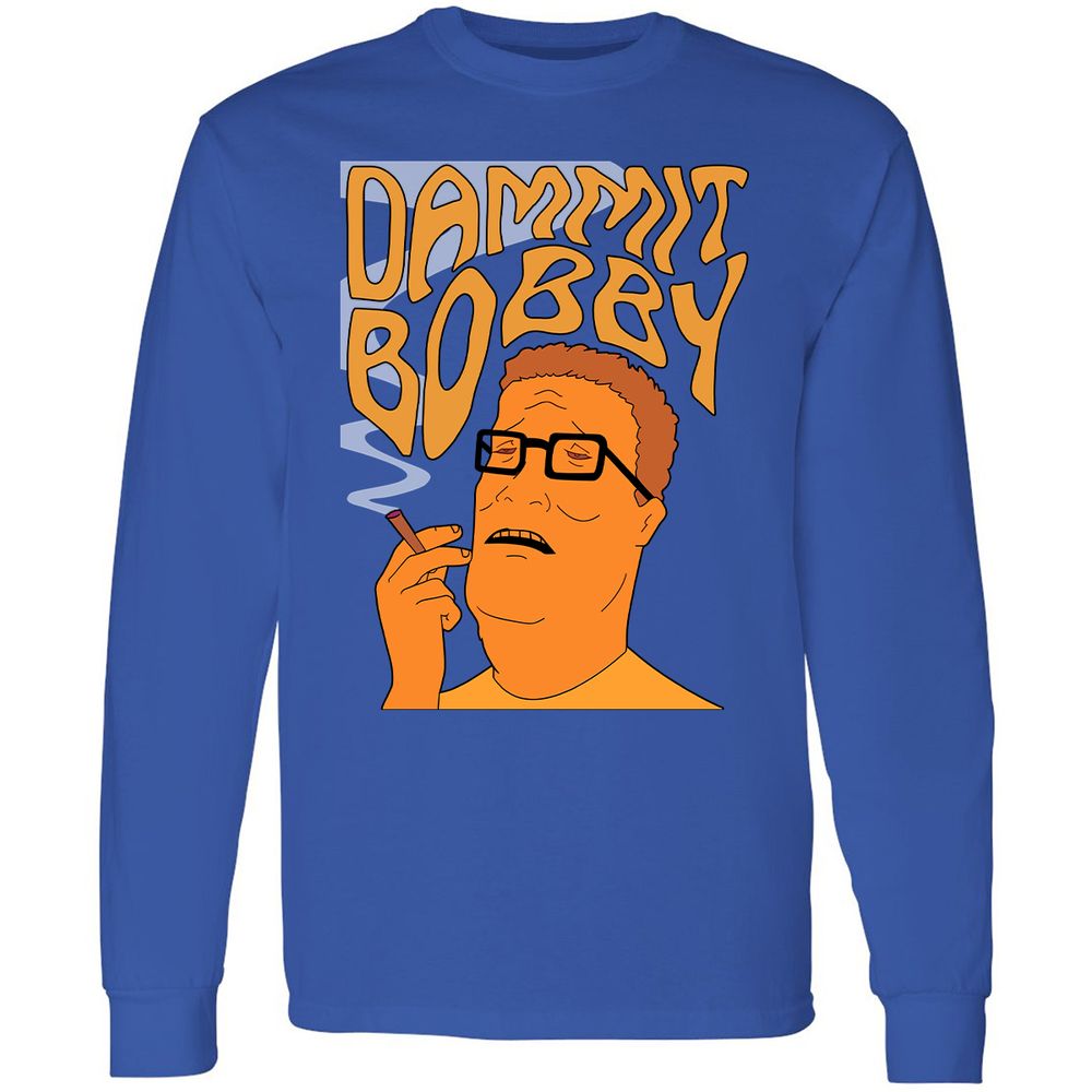 Long Sleeve T-Shirt - 99VLQ3KE - Royal - 8