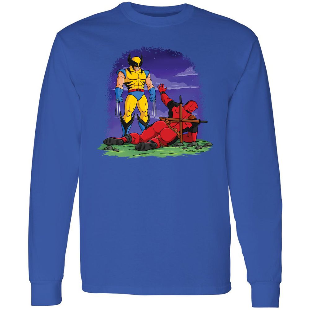 Long Sleeve T-Shirt - 7RQDDS41 - Royal - 8