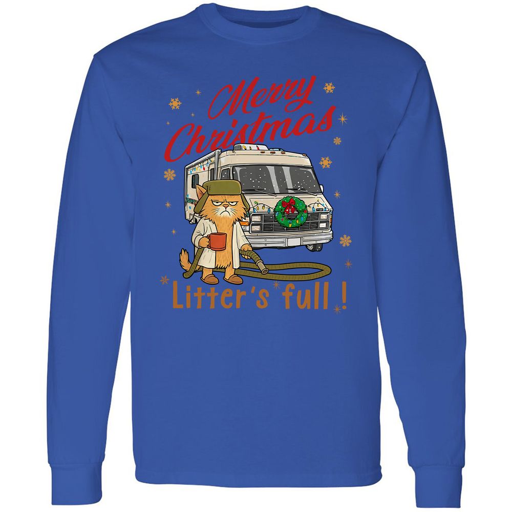 Long Sleeve T-Shirt - QJTQLMAC - Royal - 8