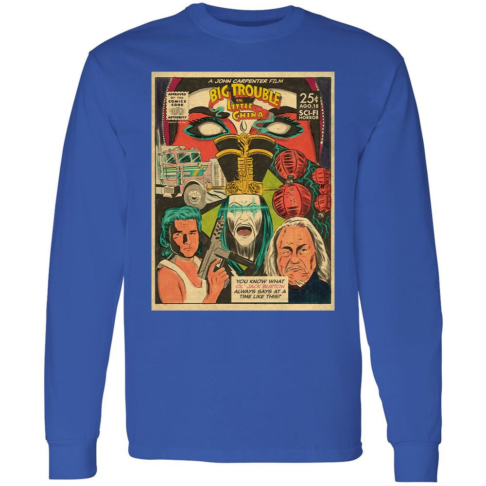 Long Sleeve T-Shirt - MDCLPNKG - Royal - 8