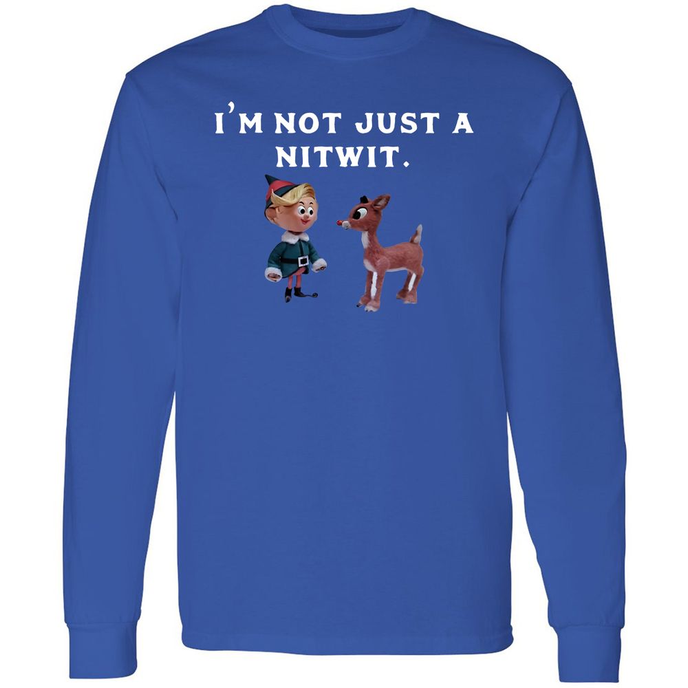 Long Sleeve T-Shirt - C7Q1RBLQ - Royal - 8