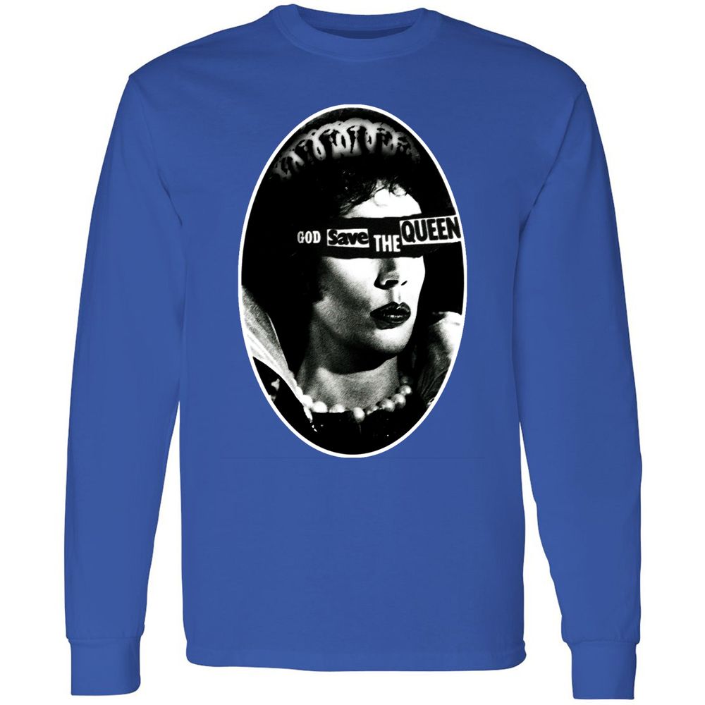 Long Sleeve T-Shirt - UJPBPHTZ - Royal - 8