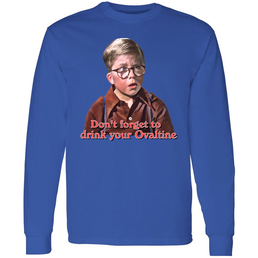 Long Sleeve T-Shirt - A18R74AH - Royal - 8