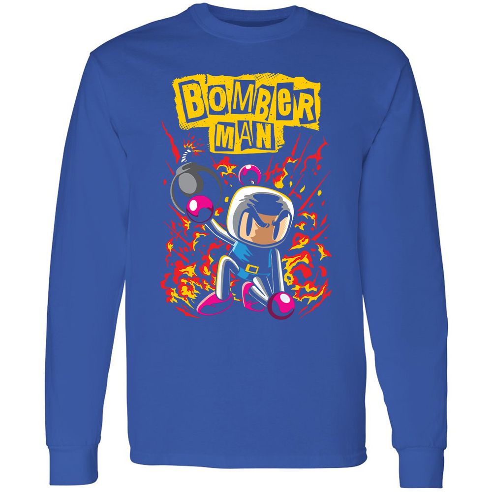 Long Sleeve T-Shirt - CCBU8Q78 - Royal - 8