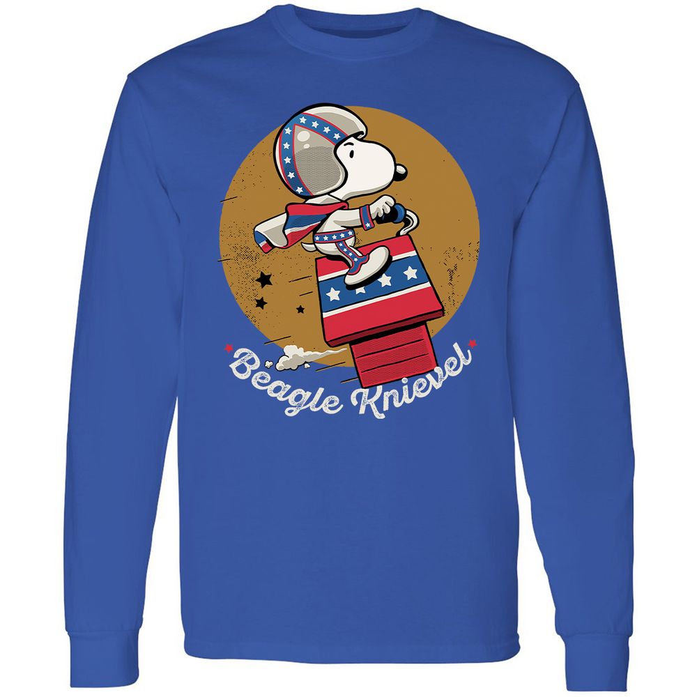 Long Sleeve T-Shirt - C4CKQ13R - Royal - 8