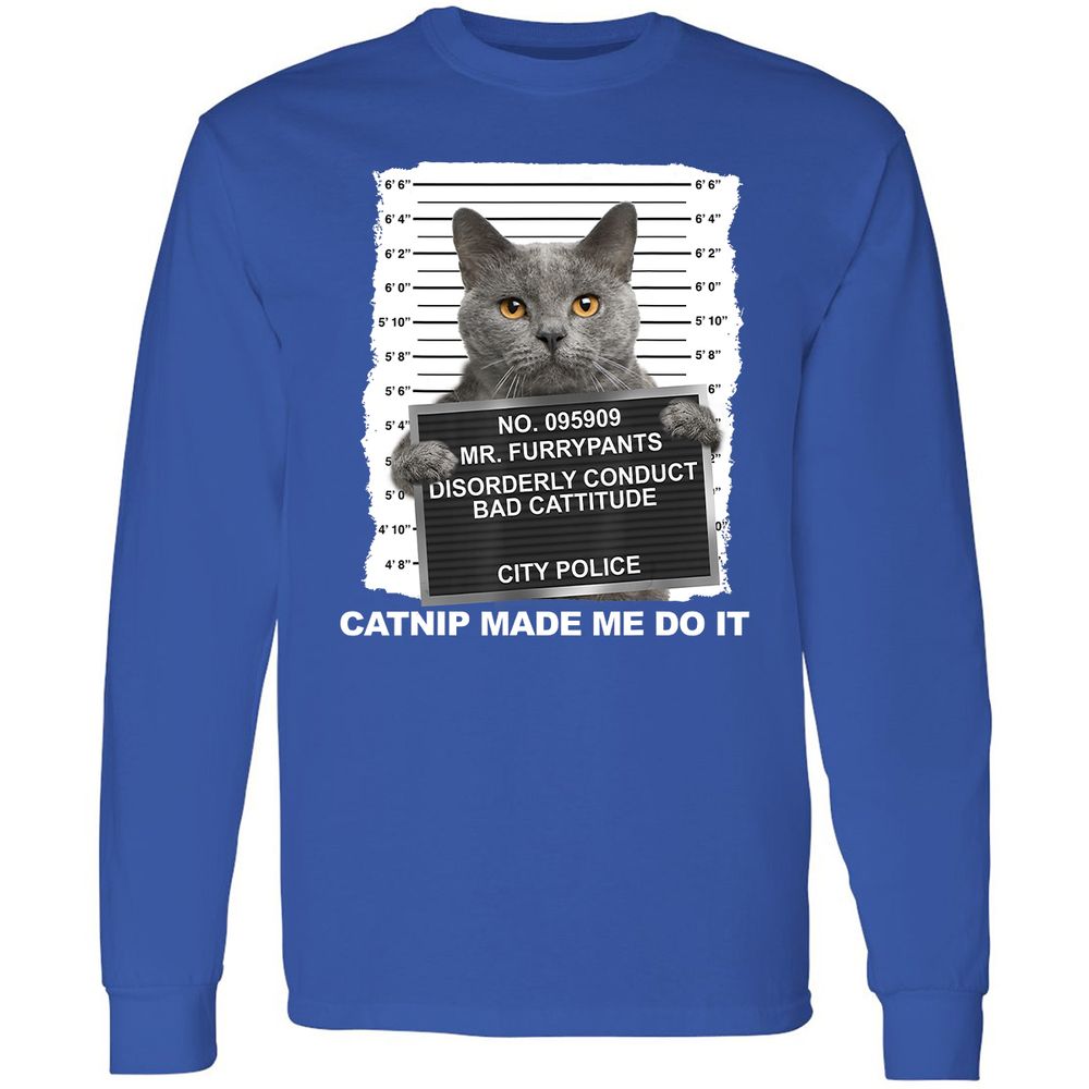 Long Sleeve T-Shirt - TY3N1L5E - Royal - 8