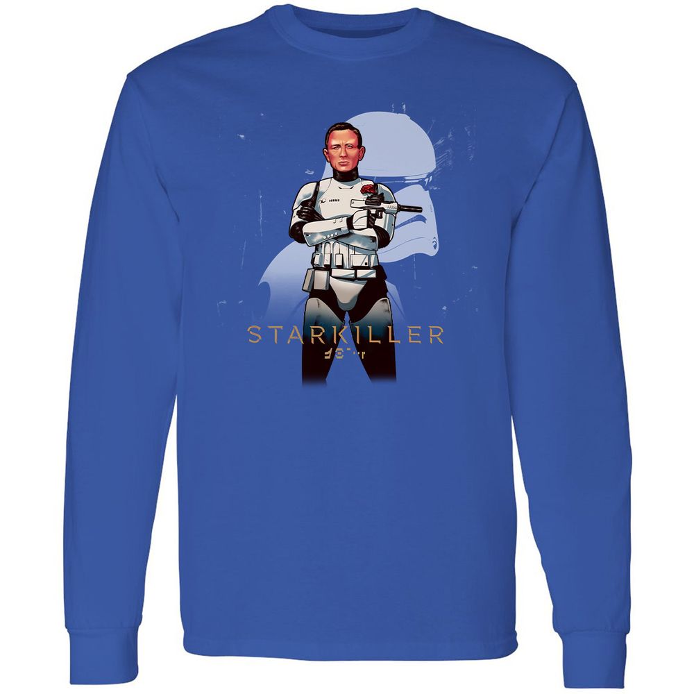 Long Sleeve T-Shirt - HF5DWHKP - Royal - 8