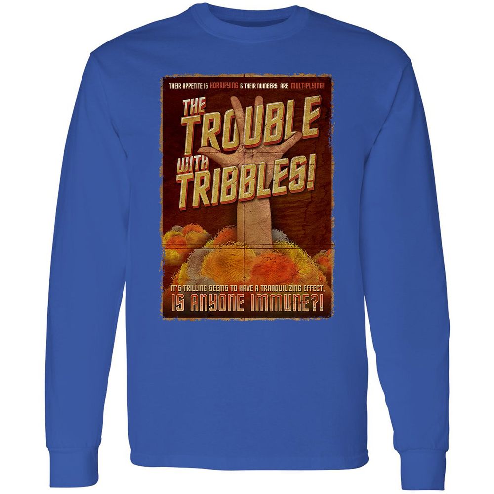 Long Sleeve T-Shirt - 3ZDMFY65 - Royal - 8