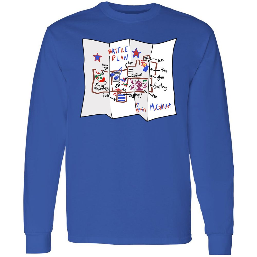 Long Sleeve T-Shirt - VJQUJWR3 - Royal - 8