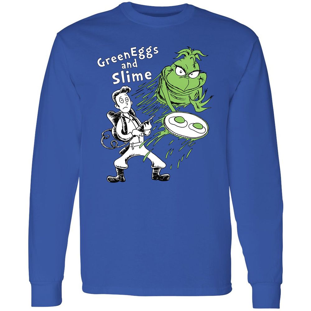 Long Sleeve T-Shirt - Q482HNZJ - Royal - 8