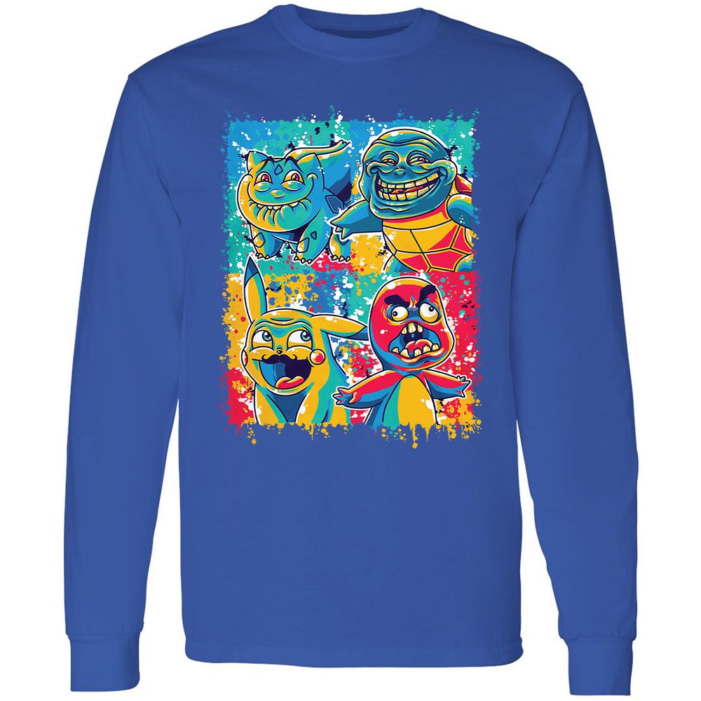 Long Sleeve T-Shirt - PGAH3C36 - Royal - 8