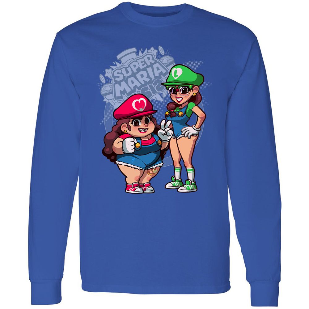 Long Sleeve T-Shirt - LDT9CW5U - Royal - 8