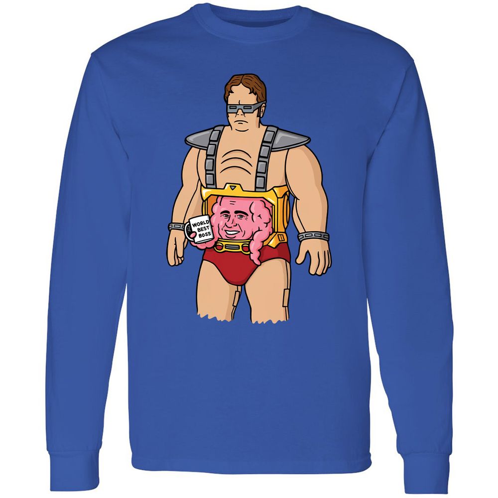 Long Sleeve T-Shirt - B5WGEDB8 - Royal - 8