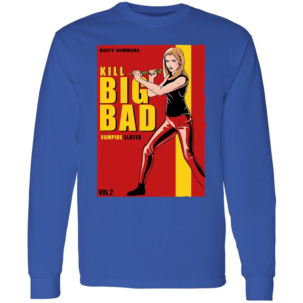 Long Sleeve T-Shirt - CSUPB9DF - Royal - 8