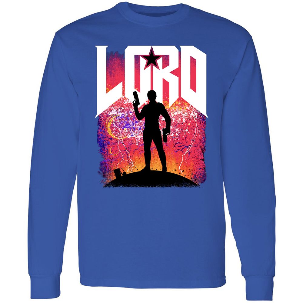 Long Sleeve T-Shirt - 5ZDCKW6V - Royal - 8