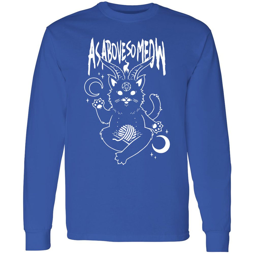 Long Sleeve T-Shirt - Q7L19YLF - Royal - 8