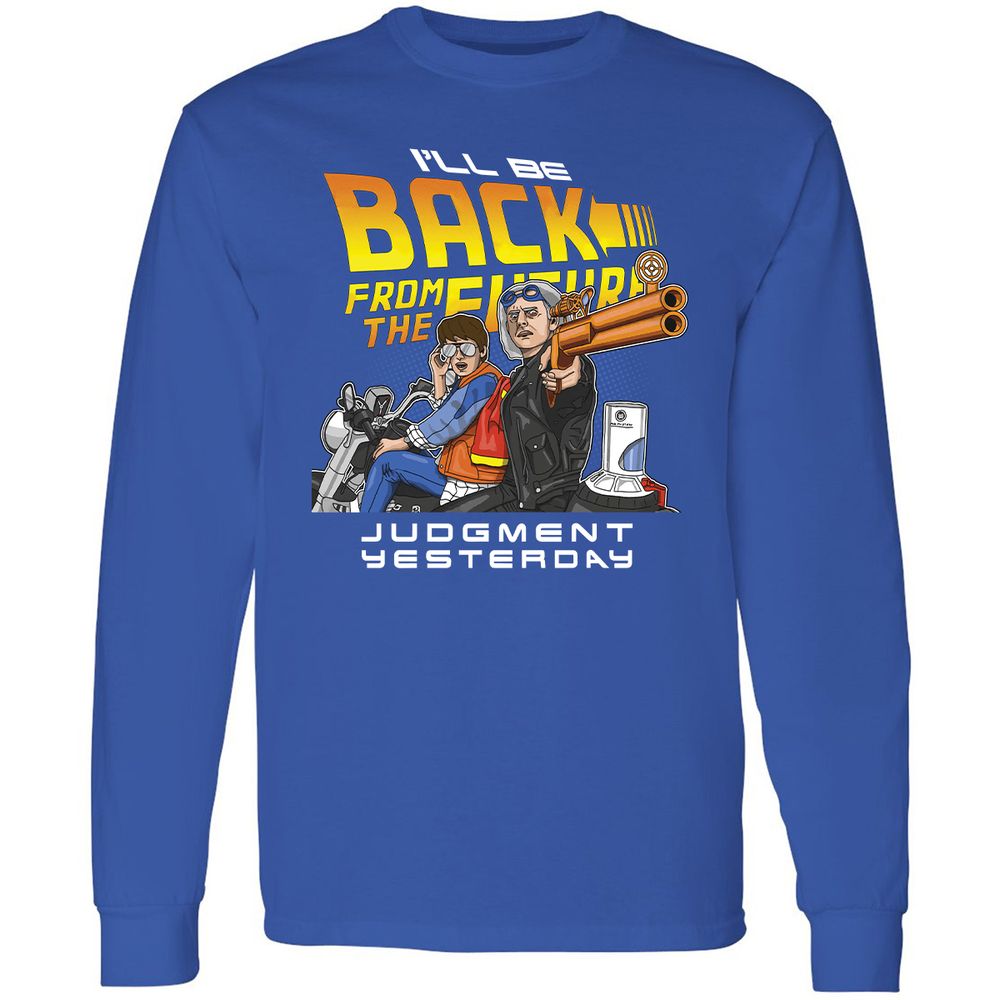 Long Sleeve T-Shirt - NVUNDQ2F - Royal - 8