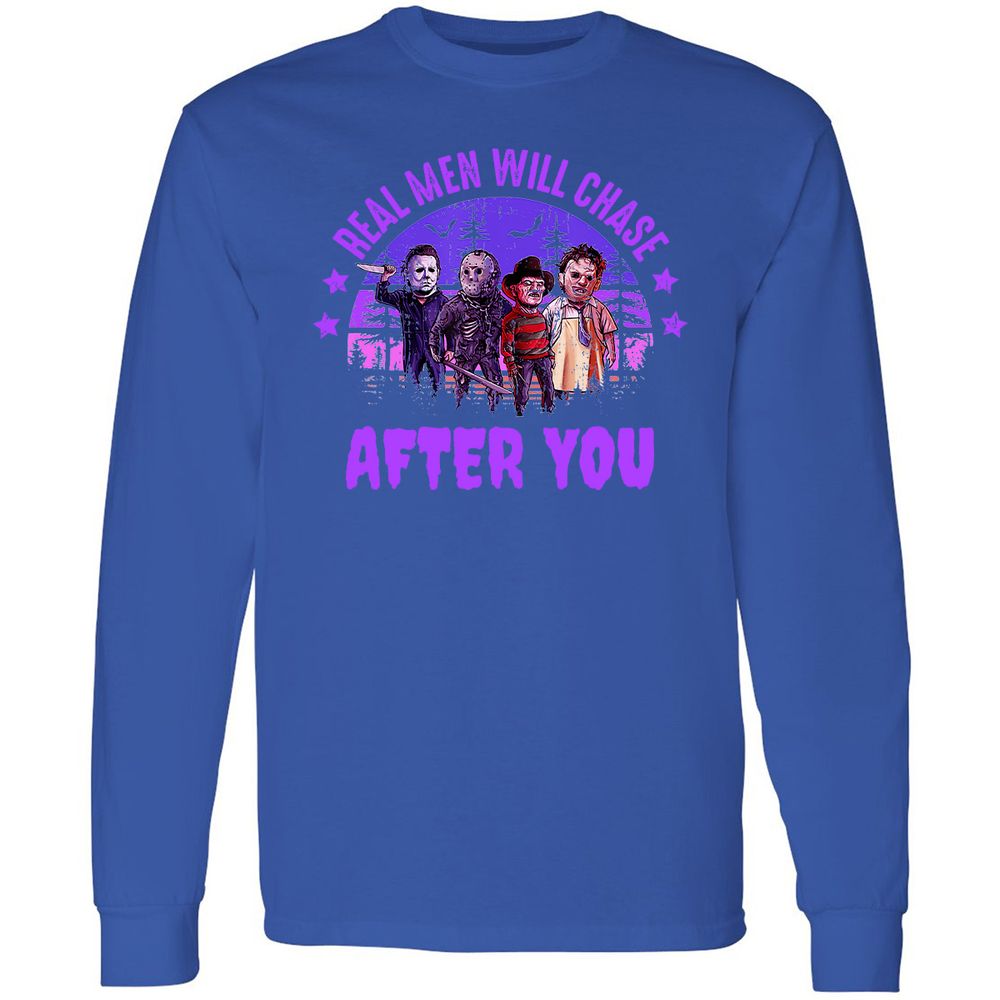 Long Sleeve T-Shirt - 42F8N1AZ - Royal - 8
