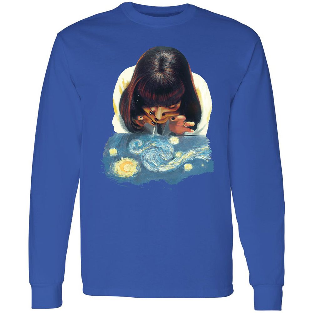 Long Sleeve T-Shirt - ZKT5D44S - Royal - 8