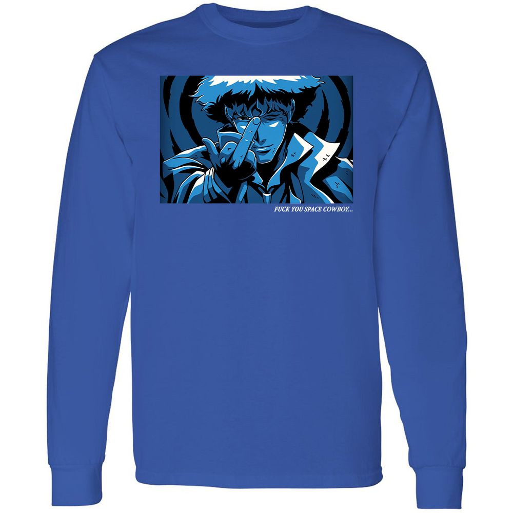 Long Sleeve T-Shirt - JW9WT8XZ - Royal - 8