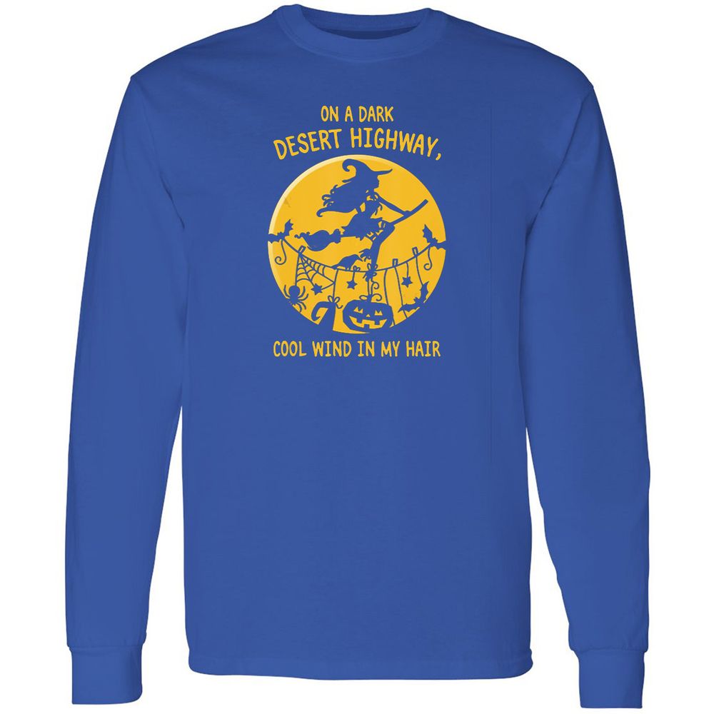 Long Sleeve T-Shirt - WENM854U - Royal - 8