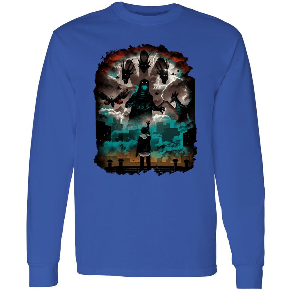 Long Sleeve T-Shirt - CG2QWG75 - Royal - 8
