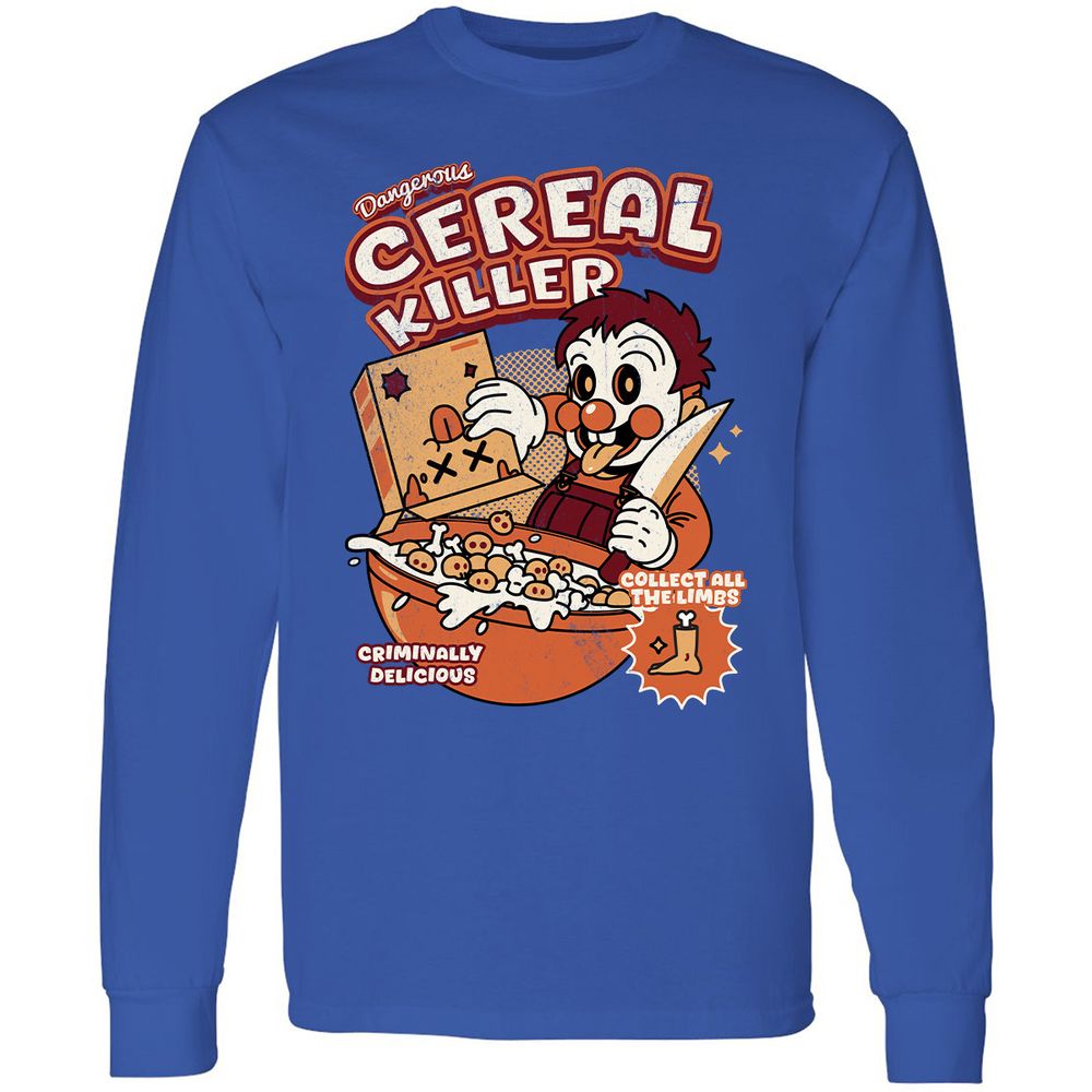 Long Sleeve T-Shirt - XQZASC3Z - Royal - 8