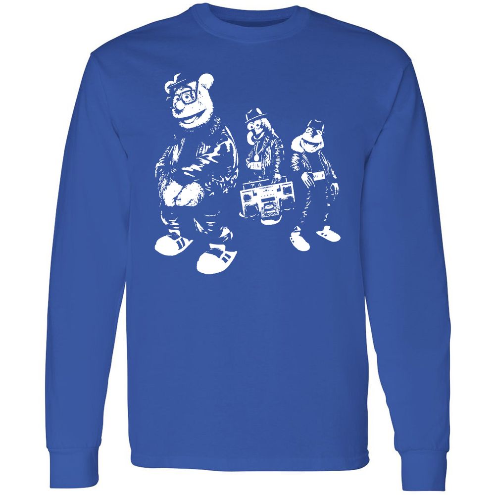 Long Sleeve T-Shirt - WFJQ81JY - Royal - 8
