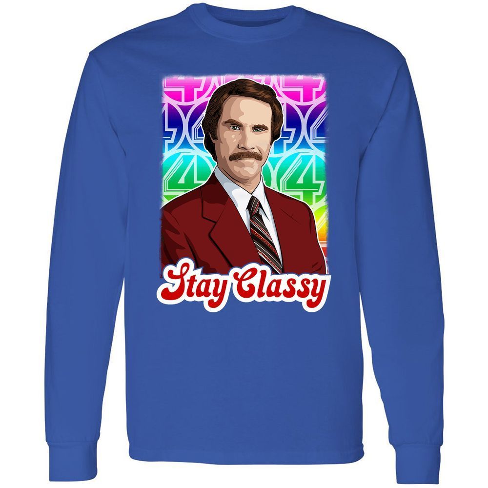 Long Sleeve T-Shirt - EV6J681P - Royal - 8