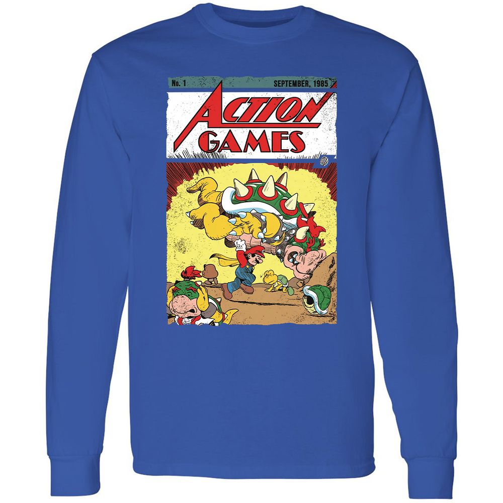 Long Sleeve T-Shirt - 5478ER9S - Royal - 8