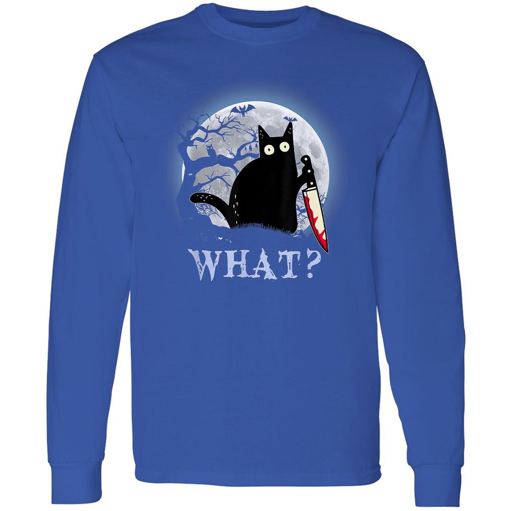 Long Sleeve T-Shirt - BKADJ9DH - Royal - 8